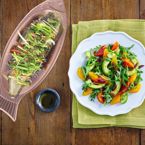 Fish shaped plate decorative - fish-shaped,