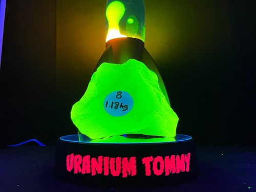 Uranium vaseline glass yellow - vaseline,