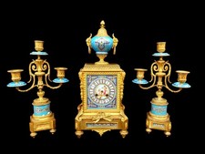 Antique Clock French Signed