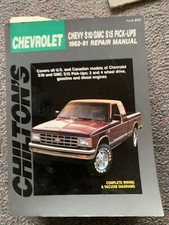 Chiltons Manual, Chevy S-10