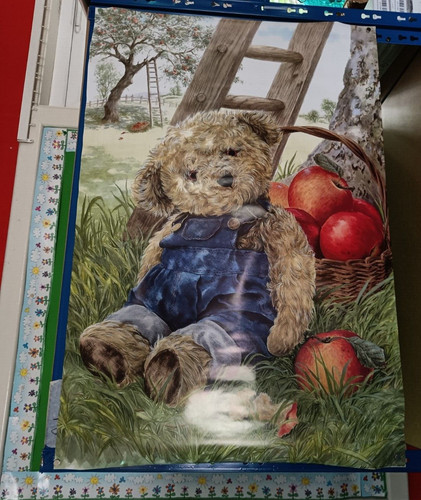 Vintage poster teddy bear - poster,
