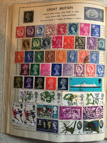 Assorted hinged and franked - gb,