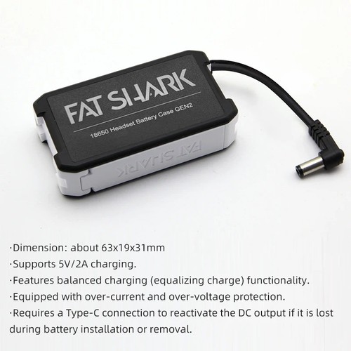 Fatshark 18650 ion battery - fatshark, li-ion
