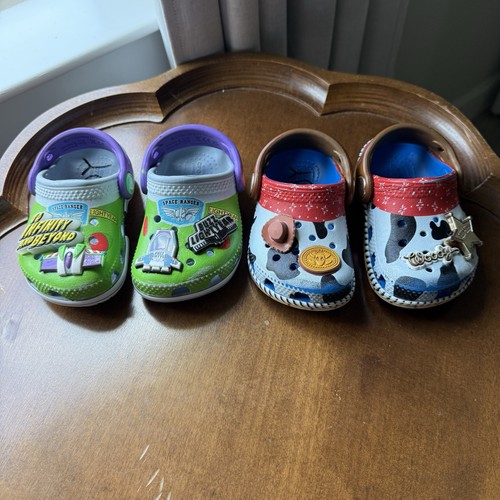 Toy story toddler crocs - story,