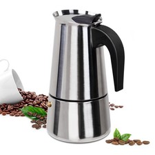 9 Cup Moka Pot 450ml Stainless