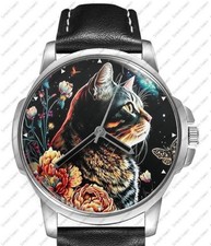 Cat Art Stylish Rare Quality Wrist Watch