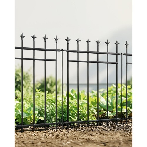 Metal garden fence 91cm pack - garden,