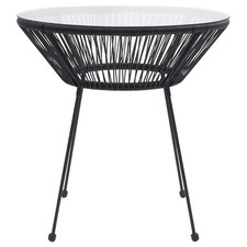 Patio Dining Table Black