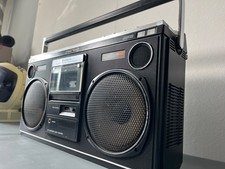 Hitachi TRK-8080 Boombox. Radio Cassette New Belts. Serviced. Working.