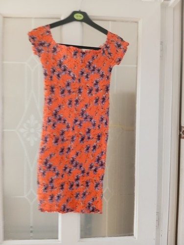 Topshop orange purple floral - topshop, orange/purple
