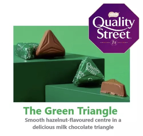 Nestle quality street green - nestle,