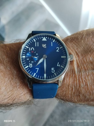 Mens pilot watch with - wg,
