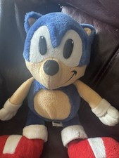 Vintage 1997 Sonic the Hedgehog Talking Plush Stuffed Animal Sega Treasures Inc