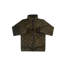 G-STAR Men's Dark Bronze Green Meefic Quilted Long Sleeve Overshirt RRP £80