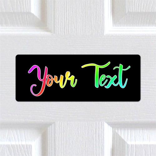 Personalised any name text - any,