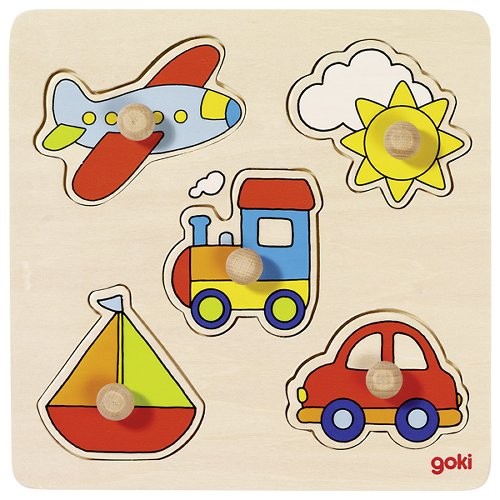 Goki lift out wooden vehicle - wooden,