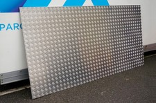 Aluminium chequer plate 2500mm - chequer,