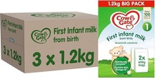 EXP 03/2026 Cow & Gate 1 From Birth First Infant Milk Formula 3 x 1.2kg = 3.6kg