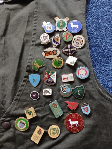 Various archery pins badges - archery,