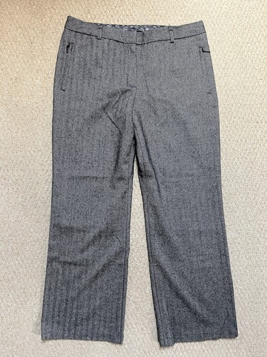 Trousers 14 grey wool - sz,