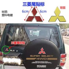 Mitsubishi Pajero V31 V33 V45 Rear Trunk Logo 3D Emblem Decal Badge Cover Red