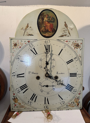 Large antique day longcase - day,