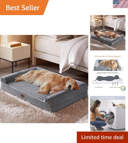 Comfortable shaped large - u-shaped, dog