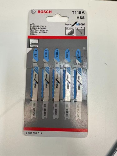Bosch t118a hss jigsaw saw - t118a,