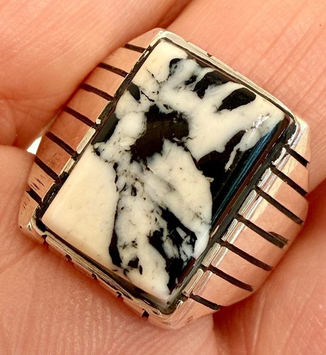 Navajo white buffalo turquoise - white,