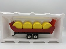 SIKU Farmer Series 2860 Round Bale Trailor 1:32 Model Die Cast Red RARE Vintage
