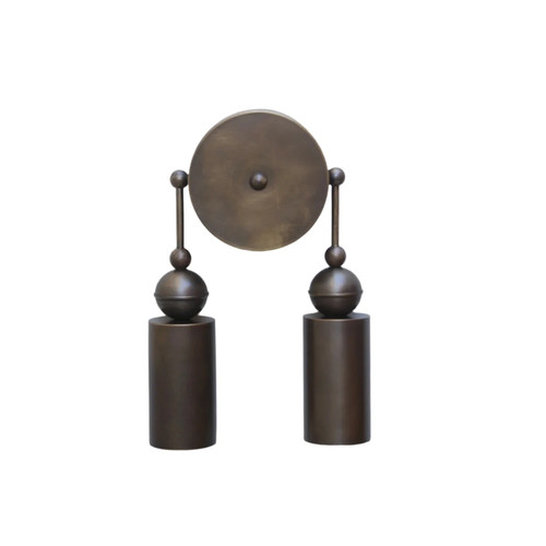Aged brass wall - brass,