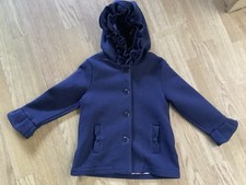 Ted Baker Girls Navy Hooded Lightweight Coat Age 5/6 Years