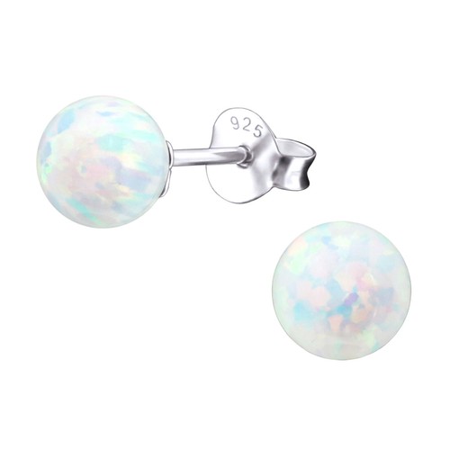 Synthetic white fire snow - white, opal