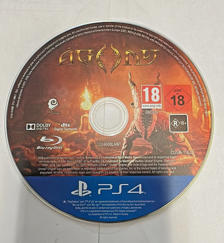 Agony pegi - (ps4),
