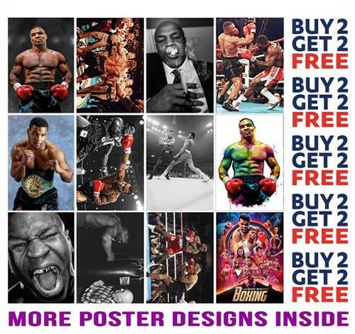 Mike tyson posters - boxing, gym