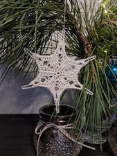 Crochet Snowflakes, Set Of Six