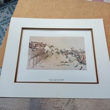 DOUBLE MOUNTED PRINT HORSE