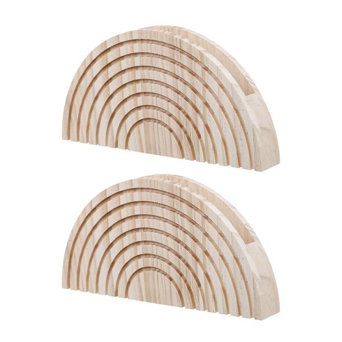 2pcs wooden wall vase - wall, set