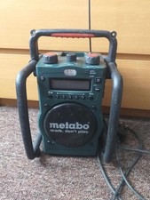 Metabo RC 14.4-18V Li-Ion Battery construction radio with charging function
