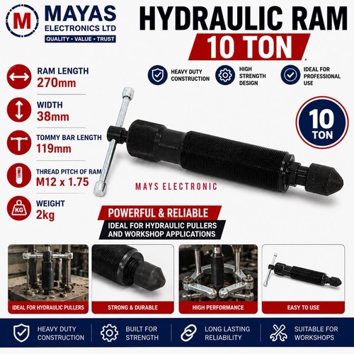 Ton hydraulic ram thread - ton,
