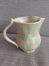 CROWN DEVON MARBLED GLAZE ART DECO JUG 438 BEAUTIFUL VINTAGE PIECE 12CM