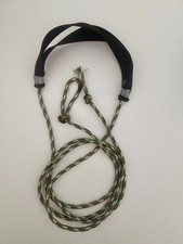 A 26" Paracord Rock Sling, Shepherd Sling, Balearic Sling With A 5" Split Pouch.