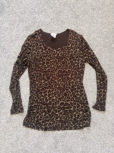 Kim leopard print sparkle - print,