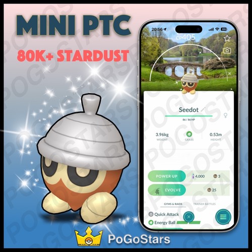 Pokémon ptc shiny - pokémon, seedot