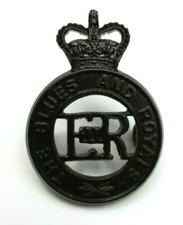The Blues and Royals Regiment Bronze Cap Badge QC 2 Lugs to Rear