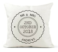 Personalised Cream Cushion