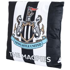 Newcastle United FC Official Stripe Crest Cushion 40 x 40 cm NUFC Gift
