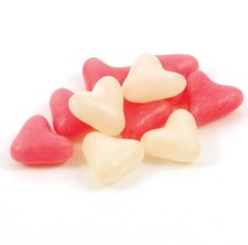 Small pink white heart - small,
