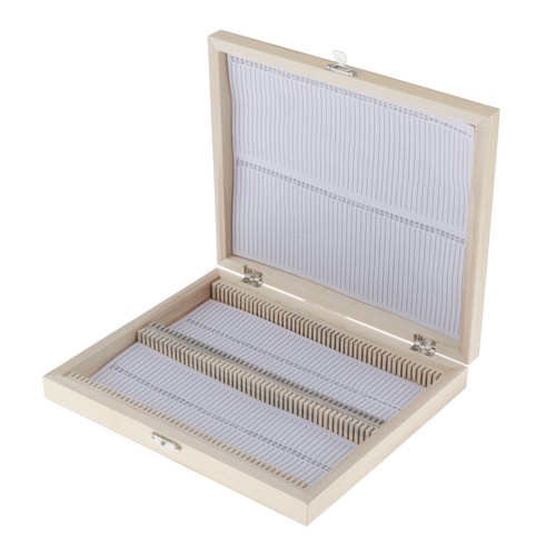 100 slots wooden microscope - slots,