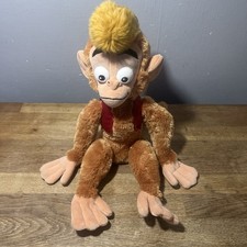 Large Disney Store Exclusive Aladdin Abu Monkey Plush 18” Official Disney Stamp